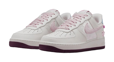 Nike Air Force 1 Skateboard Shoes Unisex White Pink  vjsneaker.com