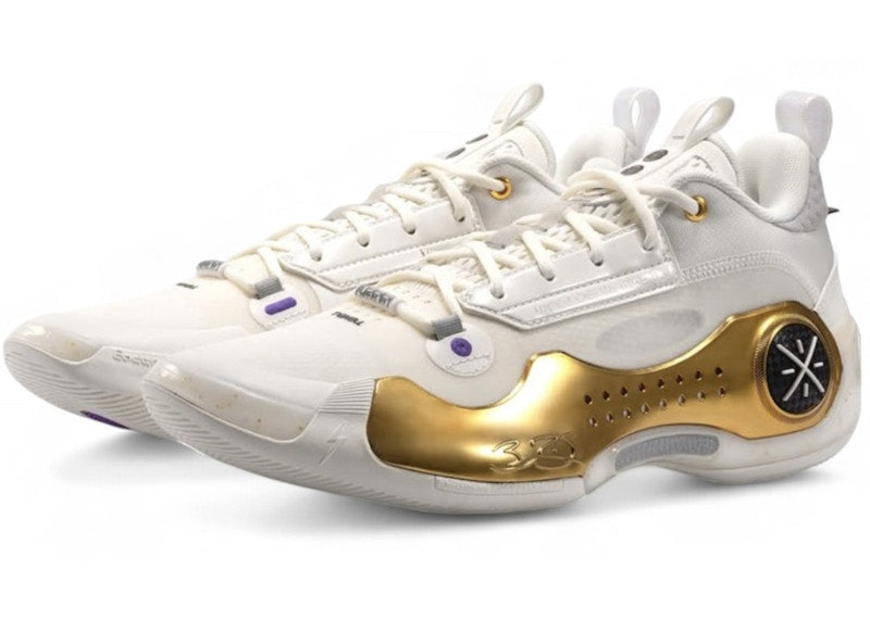 Li-Ning Way of Wade 10 (WOW10) Low 'Hong Kong' ABAS083-34 - Basketball Shoes Men's White Gold