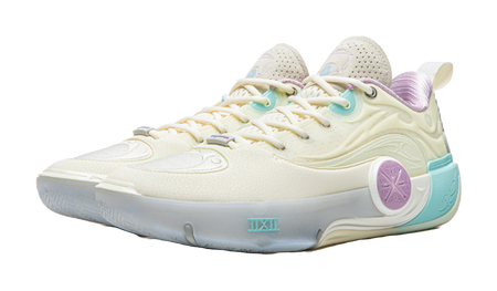 Li Ning WOW12 Low top Basketball Shoes Unisex Ecru  vjsneaker.com