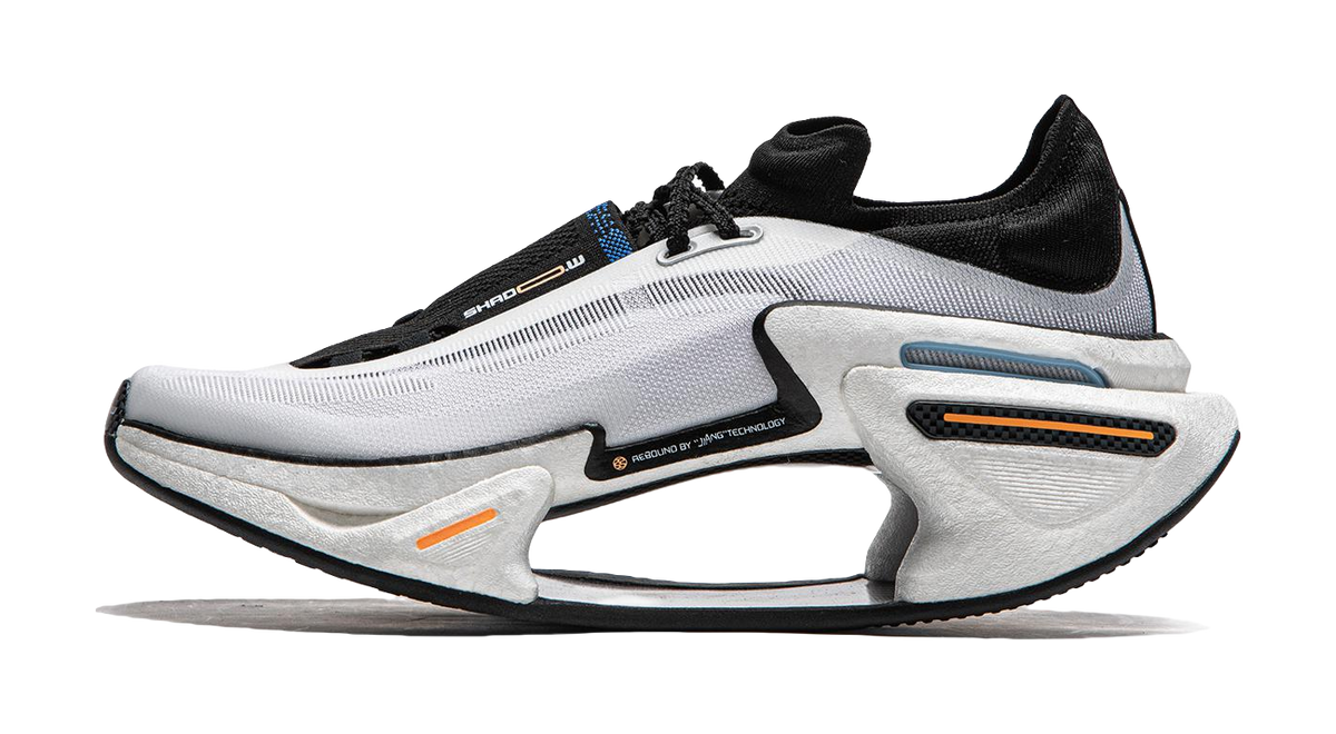 Li Ning Shadow 3.0 Low top CloudTec Long Distance Running Sprint Running Shoes Unisex Black White  VJsneaker