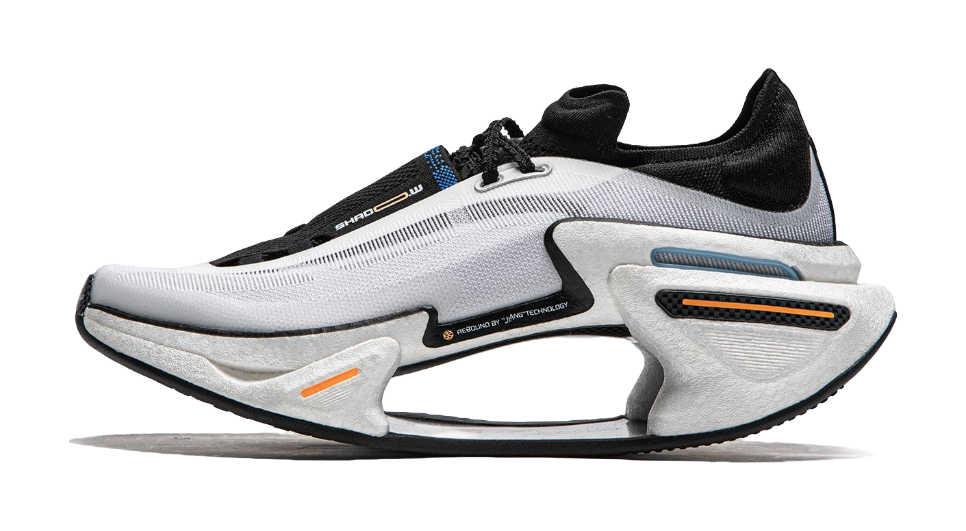 Li Ning Shadow 3.0 Low top CloudTec Long Distance Running Sprint Running Shoes Unisex Black White  VJsneaker