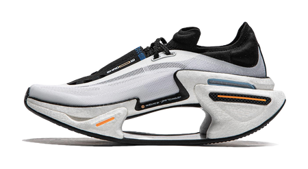 Li Ning Shadow 3.0 Low top CloudTec Long Distance Running Sprint Running Shoes Unisex Black White  VJsneaker