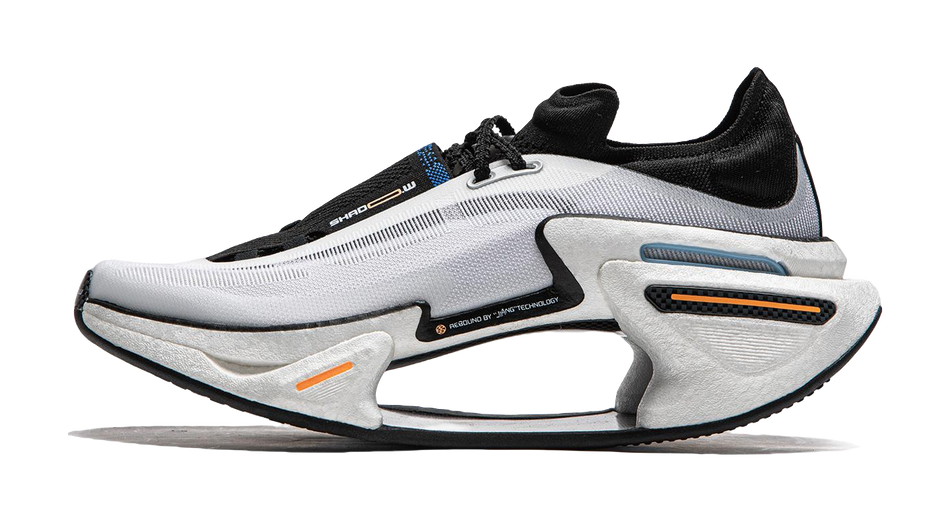 Li Ning Shadow 3.0 Low top CloudTec Long Distance Running Sprint Running Shoes Unisex Black White  VJsneaker