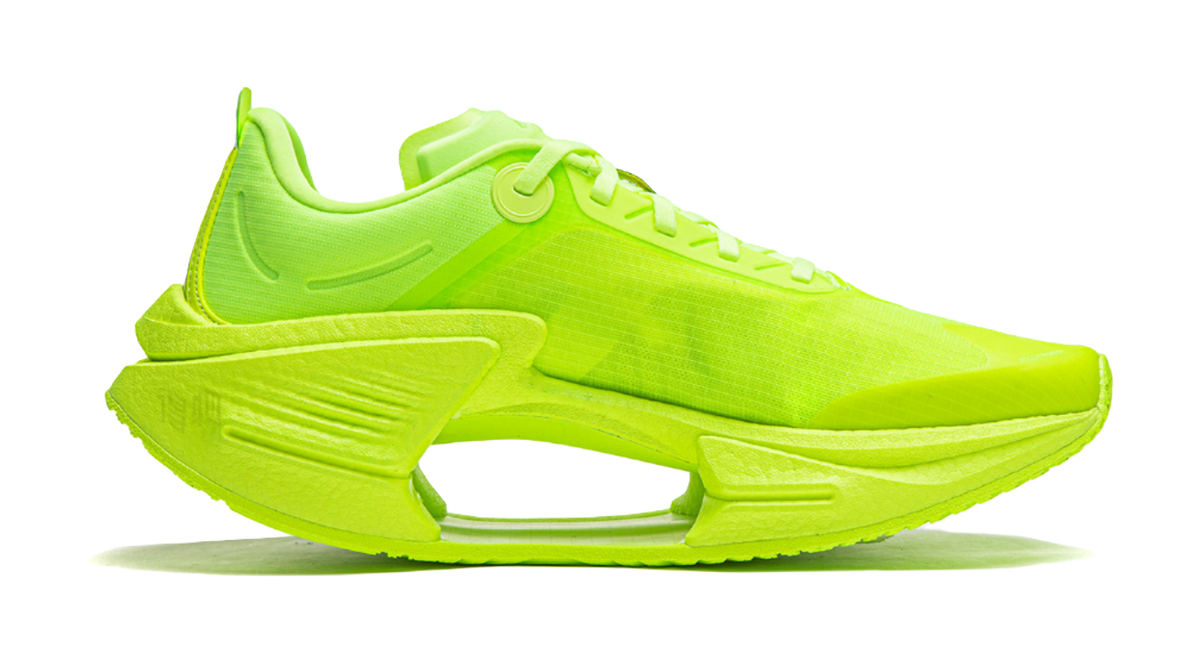 Li Ning Shadow 3 Essential TPU Low top Shot Rubber FoamThermoplastic ElastomerTPU Running Shoes Mens Neon Green  VJsneaker