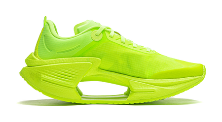 Li Ning Shadow 3 Essential TPU Low top Shot Rubber FoamThermoplastic ElastomerTPU Running Shoes Mens Neon Green  VJsneaker