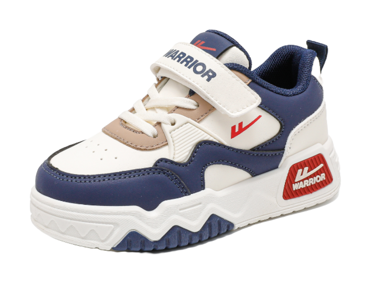 Warrior Boys Athletic Shoes Breathable Lightweight Cushioning Low top Girl Skateboard Shoes Kids  VJSNEAKER