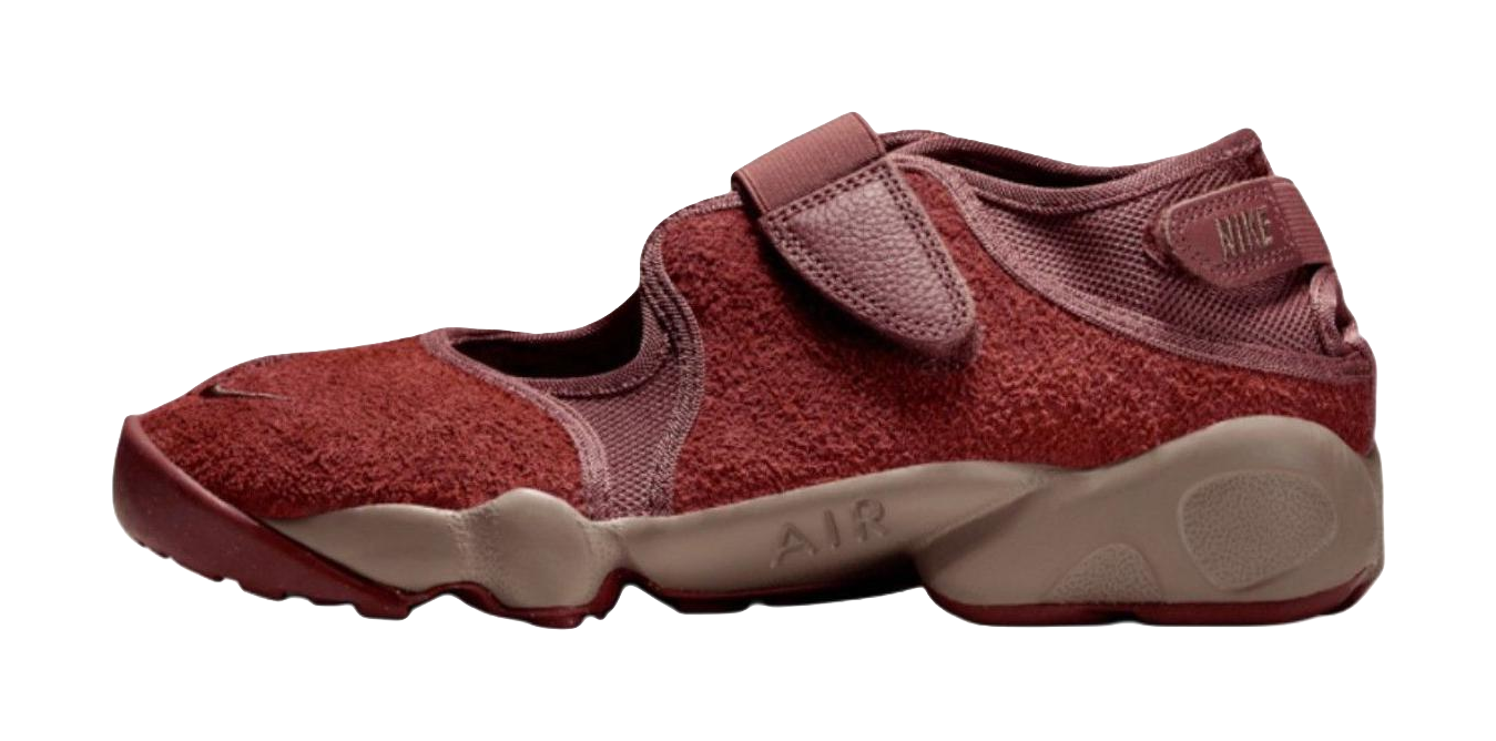 Nike Air Rift Anti Slip Wear Resistant Low Top Casual Shoes Womens Red Brown  vjsneaker.com