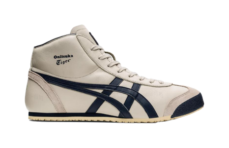 Onitsuka Tiger Mexico Mid Runner Birch Indian Ink  vjsneaker.com