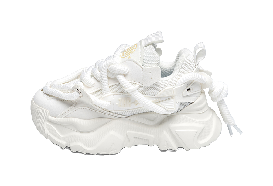 ZHR Flying Fish Model Breathable And Lightweight Low top Chunky Sneakers Unisex 