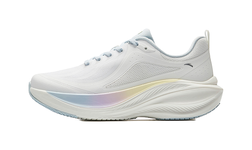 Anta Leaf 1.0 Slip Resistant Abrasion Resistant Low top Casual Running Shoes Women's Papyrus White 