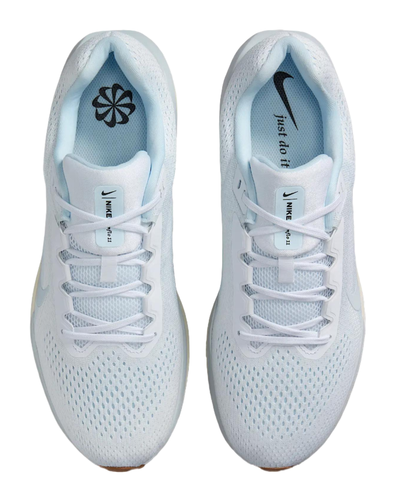 Nike Winflo 11 White Blue Tint Sail Black  vjsneaker.com