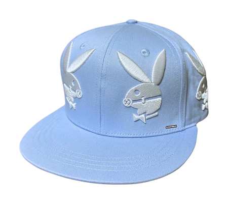 SLEEPYWALK Street American Hip Hop Long Eared Rabbit Embroidered Flat brimmed Hat Hot Girl y2k Sweet Cool Style~Summer Versatile Face Showing Cotton Baseball Hat Male Female Same Style Couple's Style  VJSNEAKER