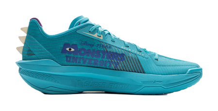 Disney x LiNing Ultra Light Cushioned Slip-Resistant Rebound Low-Top Basketball Shoes Mens Sea Teal  VJSNEAKER