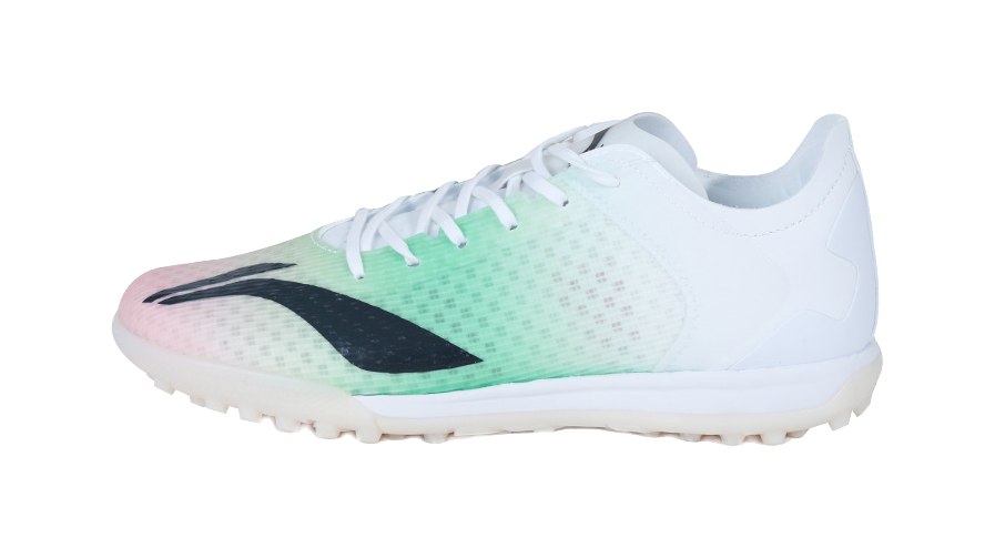 LiNing Low top Soccer Shoes Orange Green White Kids  VJSNEAKER