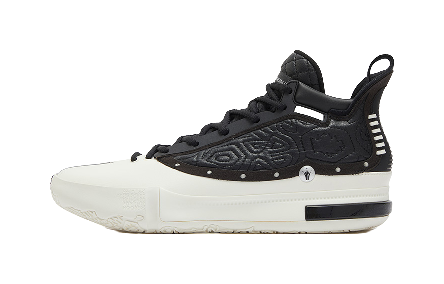 361° Joker 1 'Ace' Nikola Jokić - Basketball Shoes Men's Black White black and white