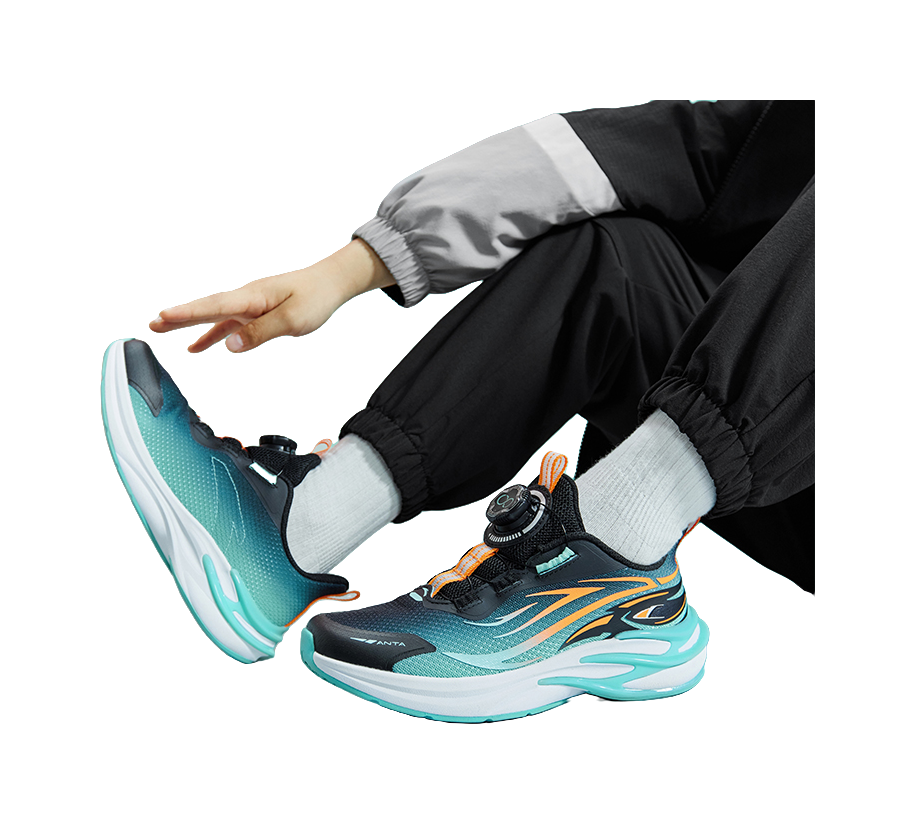 Antakids Chiyan Rebound Breathable Lightweight Cushioning Low top Kids Running Shoes Kids  VJSNEAKER