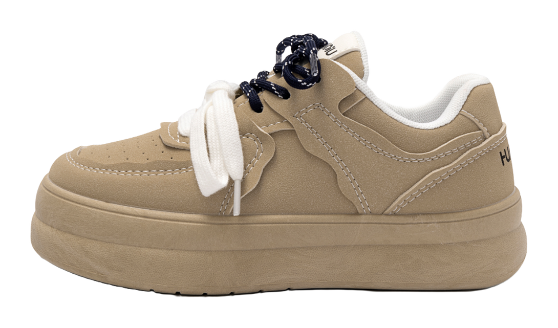 HUANQIU Coverage Thermal Abrasion Resistant Lightweight Height Increasing Low top Skateboard Shoes Women's 