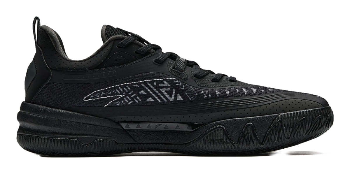 Anta KAI 1 TEAM "Black Warrior" 112541603R-6 - Kyrie Irving Basketball Shoe Unisex Black Gray