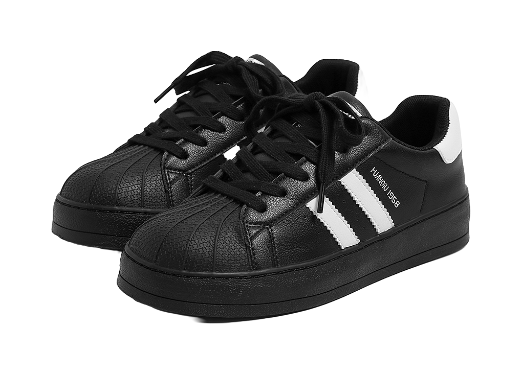 HUANQIU Abrasion Resistant, Lightweight, And Breathable Low top Skateboard Shoes Women's 