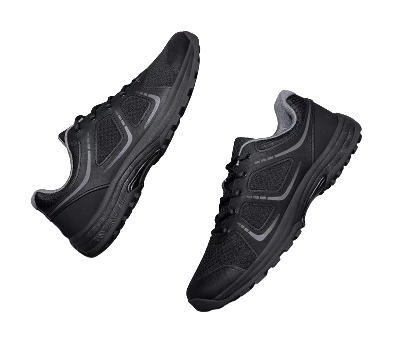 PEAK State Pole Shock Absorbers Slip Resistant Low top Training Shoes Mens Black  VJSNEAKER