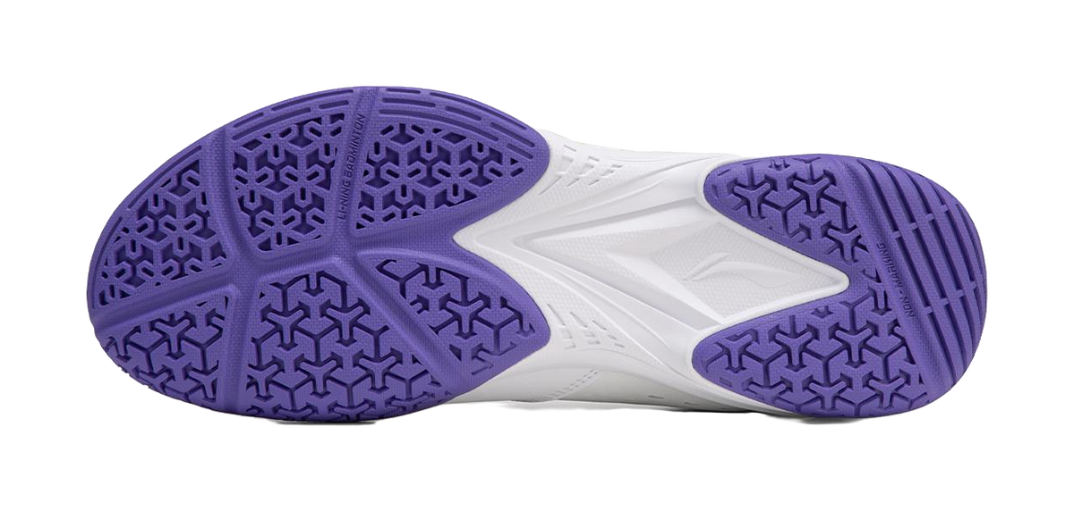 Li-Ning Ace V "White Purple" AYTT001-4 - Badminton Shoe Unisex