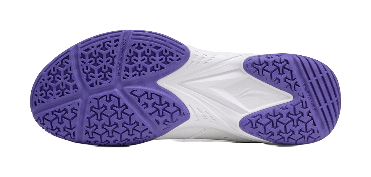 Li-Ning Ace V "White Purple" AYTT001-4 - Badminton Shoe Unisex