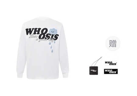 WHOOSIS weather series crochet pocket round neck long sleeve American China-Chic heavy weight casual loose spring autumn winter campus sweater T-shirt for men and women  vjsneaker.com