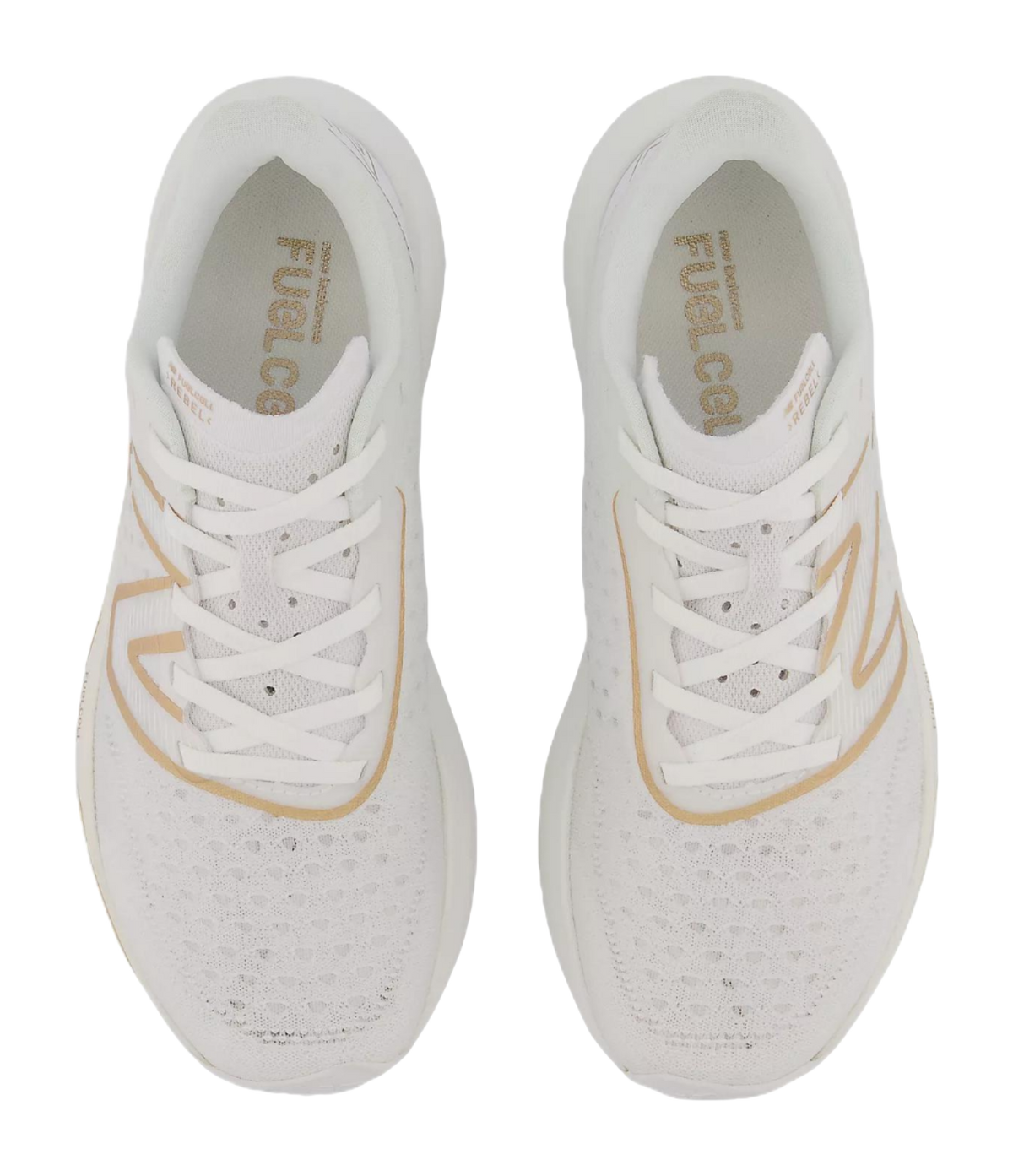 FuelCell Rebel Wmns New Balance v3 White Gold Metallic Womens  vjsneaker.com