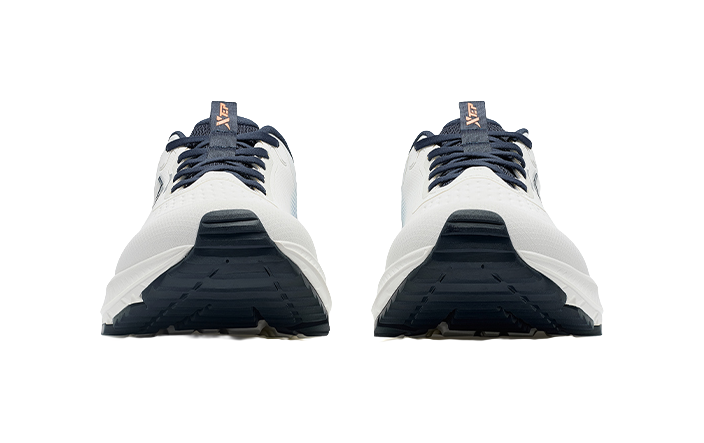 XTEP Comfortably Slip Resistant Coverage Rebound Low top Running Shoes Men's White Blue 