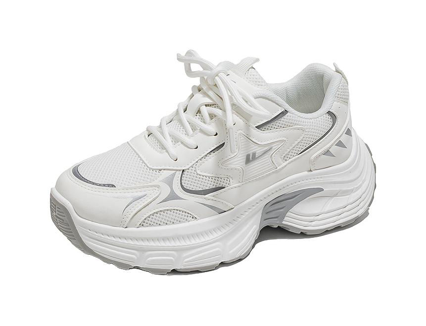 Warrior Low top Chunky Sneakers Women's Silver 