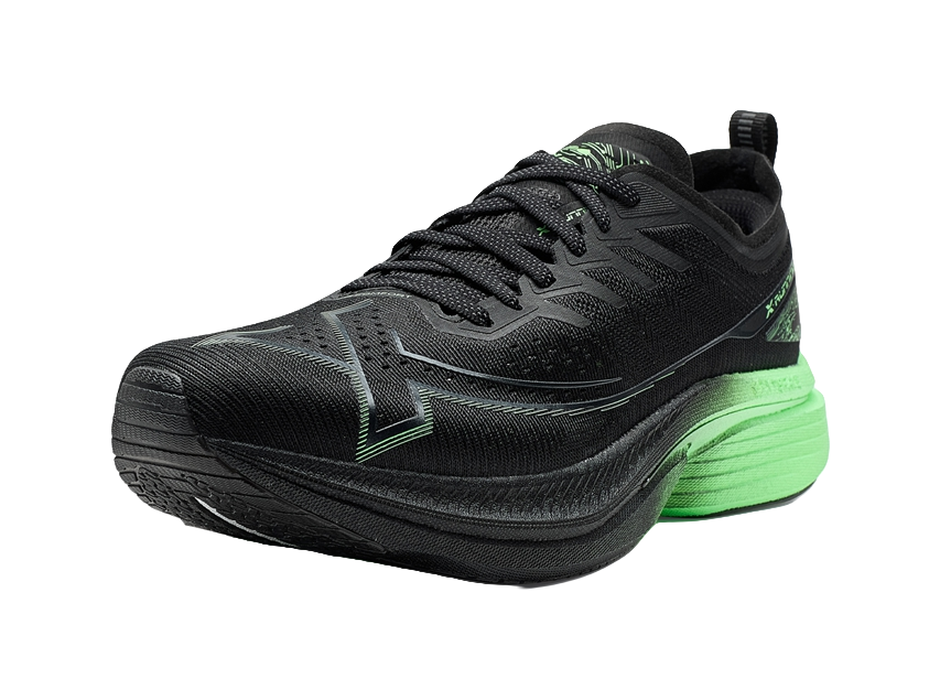 XTEP Cushioning Rebound Support Wear-Resistant Slip-Resistant Low-Top Training Running Shoes Men's Aurora Night Shadow 