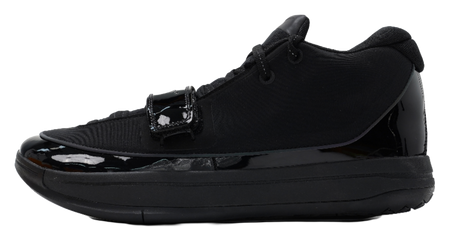 Serious Player Only Easy 1 Plus All Black mid top basketball shoes, unisex, pure black  vjsneaker.com