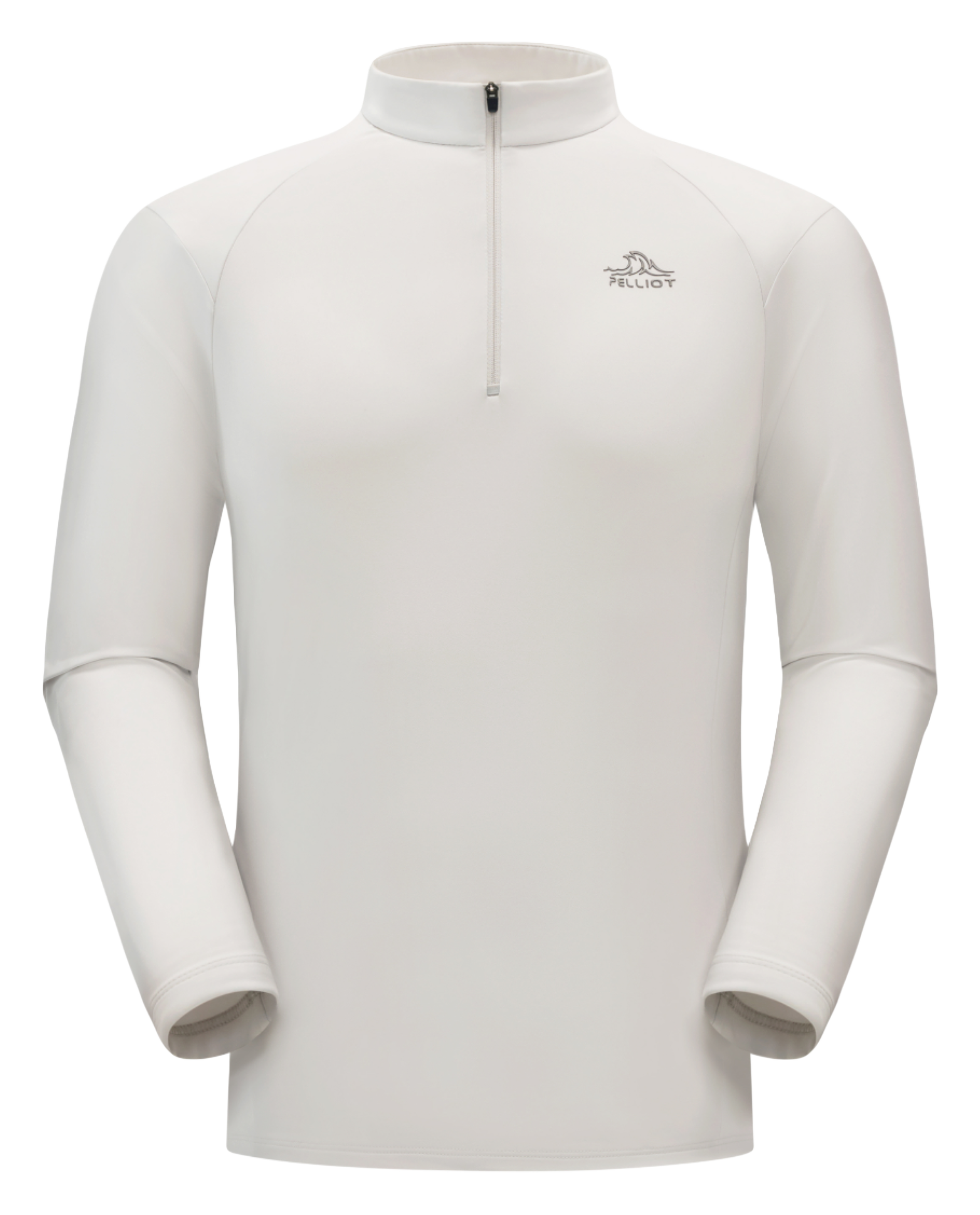 Boxi and PELLIOT Outdoor Cycling Plush Leisure Sports Warm Silver Ion Antibacterial Mountaineering Half Zipper Stand up Collar Top Lightweight, Comfortable, Fashionable, Versatile, Daily Commuter Long Sleeve Hoodie T-shirt for Men  vjsneaker.com