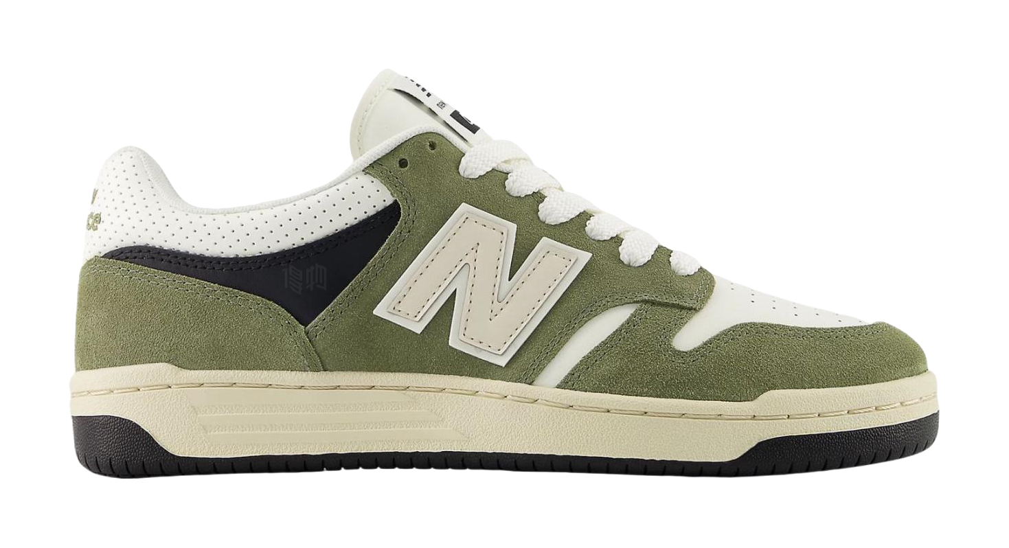 480 New Balance Dark Olivine Sea Salt  vjsneaker.com