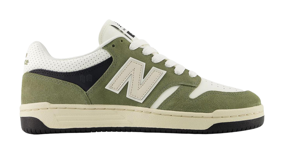 480 New Balance Dark Olivine Sea Salt  vjsneaker.com