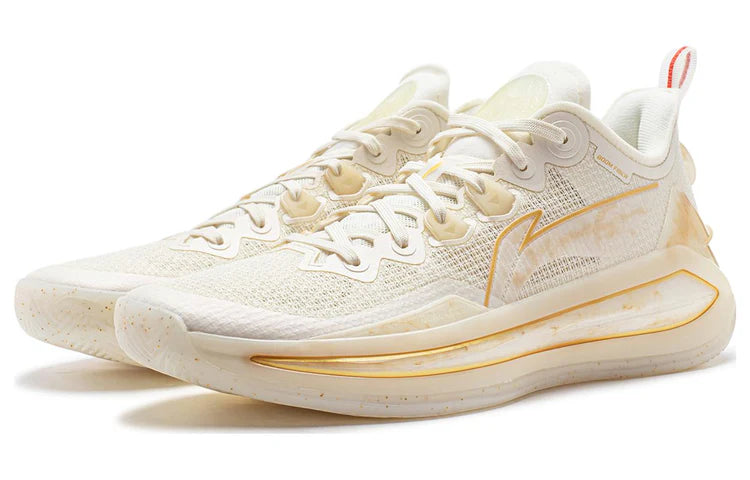 Li Ning Liren 3 V2 Low Basketball Shoes Yellow/White  vjsneaker.com