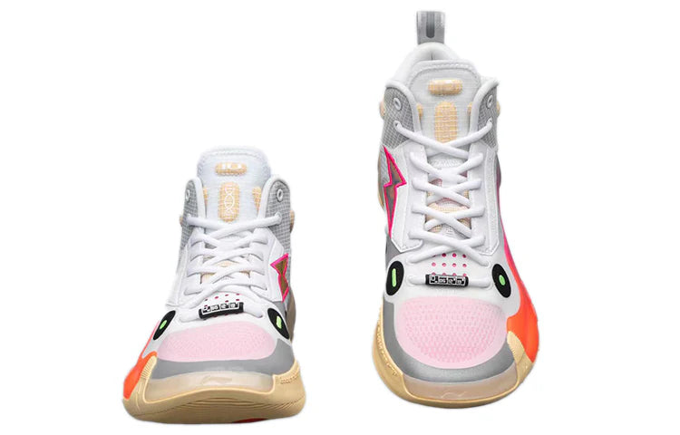 Li-Ning Way of Wade 10 (WOW10) 'Blossom' ABAS115-1 - Basketball Shoes Unisex White Pink