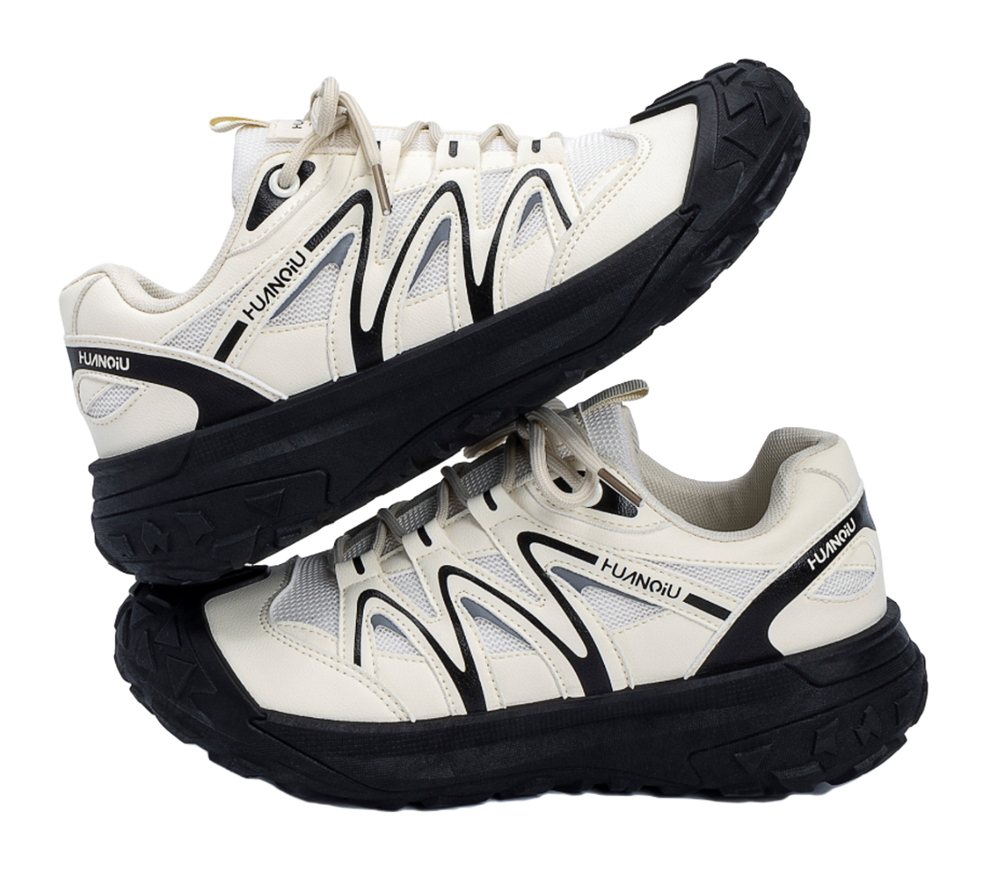HUANQIU Abrasion Resistant, Breathable, Lightweight Low Top Chunky Sneakers Men's 