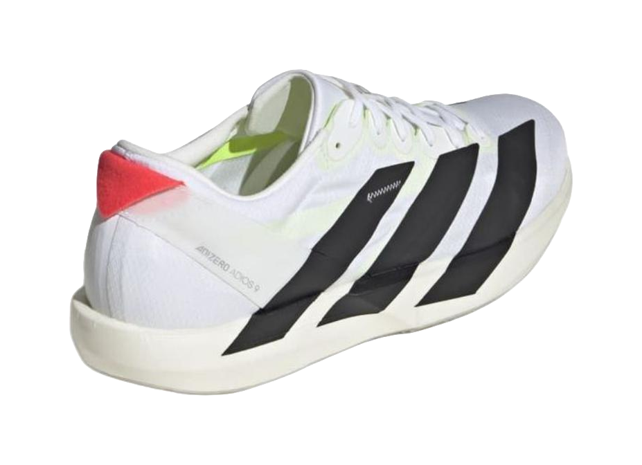 Adidas Adizero Adios 9 White Black Silver Metallic  vjsneaker.com