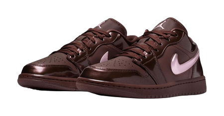 Jordan Air Jordan 1 Low top Vintage Basketball Shoes Womens Brown  vjsneaker.com