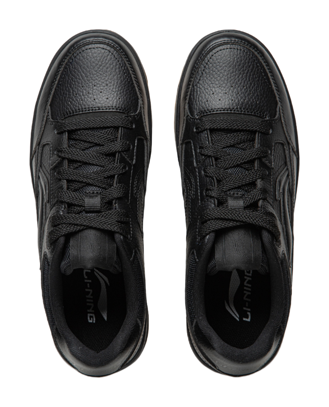 Li Ning Tianji Slip Resistant Abrasion Resistant Skateboard Shoes Mens Black  VJSNEAKER