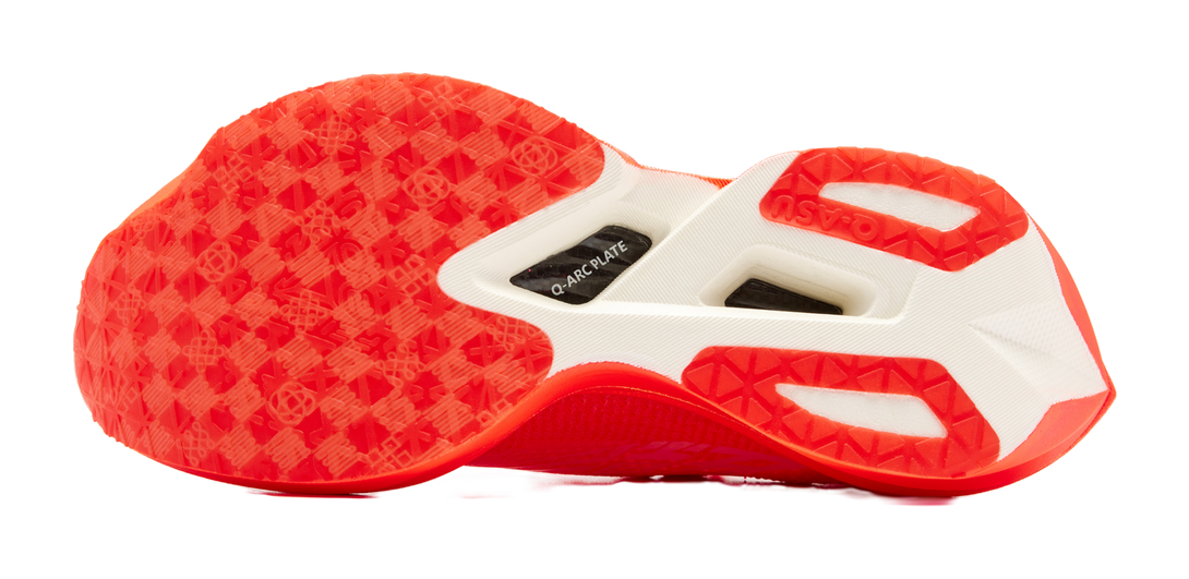 QIAODAN Feiying Plaid 2.0 Running Shoes Men's Low top Flame Red/Jordan White 