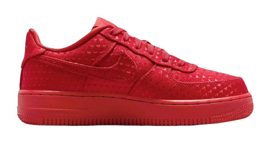 Nike Air Force 1 Low top Kids Skateboarding Shoes Red Teenagers  Vertical Jump Group USA Inc.