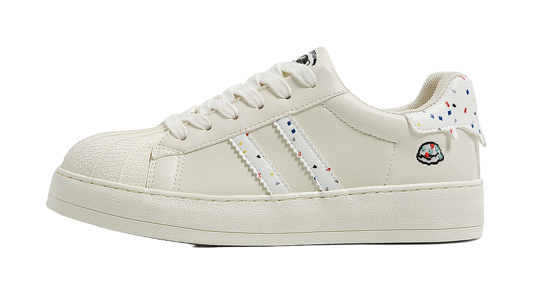 HUANQIU Abrasion Resistant Lightweight Slip Resistant Low top Skateboard Shoes Women's 