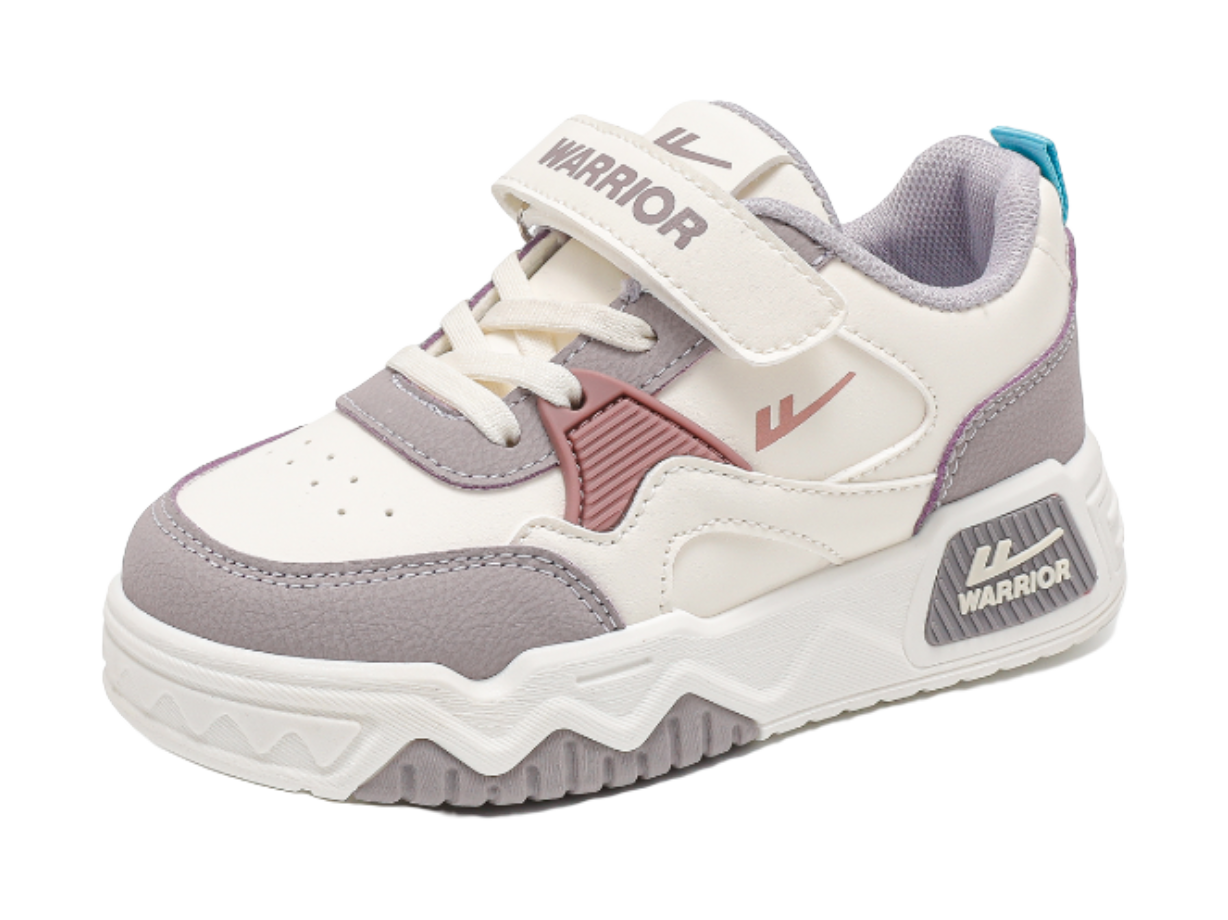 Warrior Boys Athletic Shoes Breathable Lightweight Cushioning Low top Girl Skateboard Shoes Kids  VJSNEAKER