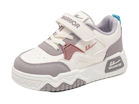 Warrior Boys Athletic Shoes Breathable Lightweight Cushioning Low top Girl Skateboard Shoes Kids  VJSNEAKER