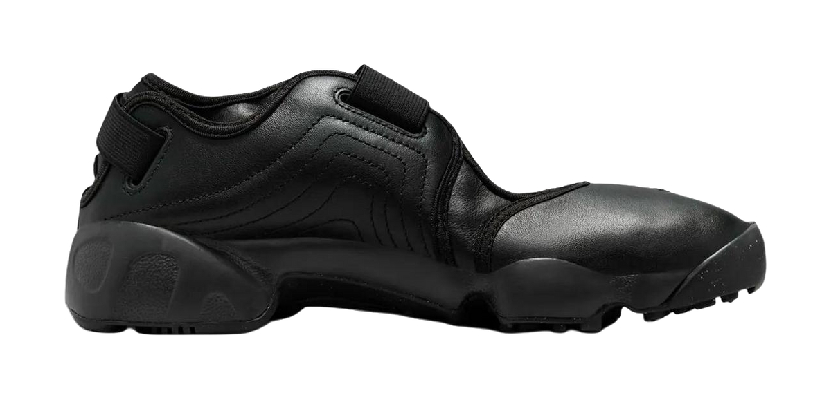 Nike Air Rift Leather Triple Black Womens  vjsneaker.com
