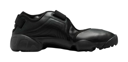 Nike Air Rift Leather Triple Black Womens  vjsneaker.com