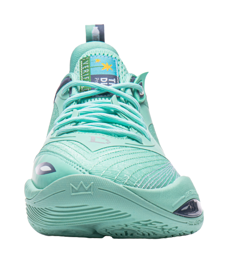 Li Ning DLO2 Low top Basketball Shoes Unisex Celadon Turquoise