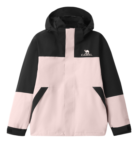 CAMEL Hiking Outdoor Adventure Waterproof, Windproof, Breathable, Abrasion Resistant, Thermal Windbreaker Jacket Unisex  vjsneaker.com